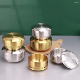 Ciotole utensili da cucina coreani Contenitore al vapore Cucina Tavolo Tavolino doppia zuppa di cereali che mescola la zuppa di cereali