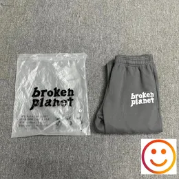 Foam Print Broken Planet Track Hosen Männer Frauen hochwertige Baumwollkleidung Streetwear Casual Jogger Hosen Jogginghosen 240425