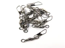 F1002 200pieceslot size 1 16 Barrel swivels brass fishing accessories fishing swivels solid rings connector6665682