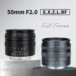 Aksesuarlar astrhori 50mm f2.0 büyük diyafram açıklığı tam çerçeve manuel lens Leica/Panasonic/Sigma Lmount Aynasız Kamera ile Uyumlu