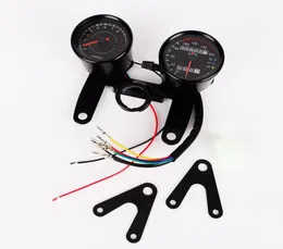 12V Motorcycle scooter black led Odometer Speedometer gauge and 13000RPM Tachometer with Bracket for Yamaha SR XV RX Cafe Racer Su6884780