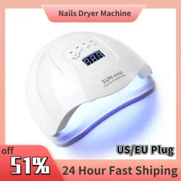 Torkar 120W LED -lampan för naglar UV -nagel torkande ljus för gel Nagelmanikyr Polska kabinlampor Torktor Hine Nails Equipment Professional Professional