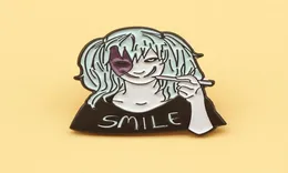 Playful face metal badge SALLY FACE game cartoon character brooch shirt decoration pin buckle anime accessories7150249