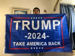 Sky Flag Trump 2024 flagga 90x150cm Donald Trump Flag Keep America Great Banner Flags