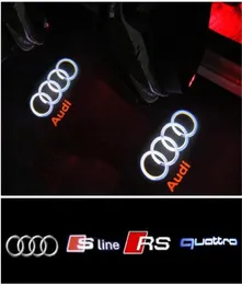 DHL kostenloses Schiff für Autotür LED -Kreis Ghost Shadow Light Logo Projektor mit freundlicher Genehmigung von Lichtern Auto Backlight Car Styling Begrüßung Lamp4144085