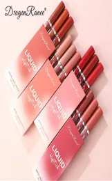 Lips Makeup 3pcs a set Matte Lip gloss Sexy Red Nude Liquid Lipstick Waterproof Long Lasting Milk Fragrance Lipgloss7932441