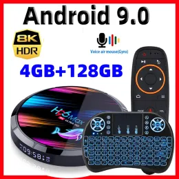Box H96 Max X3 Smart Android TV BOX Android 9.0 Smart Box 8K Amlogic S905X3 4GB 128G/64G/32G ROM 2.4G 5G Wifi 1000M 4k Media Player