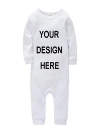 Footies kavkas anpassade spädbarn baby rompers vit svart född unisex jumpsuit onesie bokstäver posera tryckt småbarn jumpsuits 024m4416422