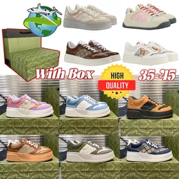 Box With Luxury Shoes Sneakers Designer Luxury Leather Casual Shoes Sports platform Mens Womens Board Shoes Advanced Trendy Fashion Versatile Running trainer 35-45