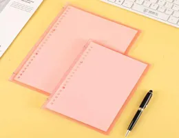 Frosted Transparent Coil Notebook Office School PP A5B5 Metall Buntes Looseleaf Notebook Dünne abnehmbare wasserdichte Abdeckung 6473615