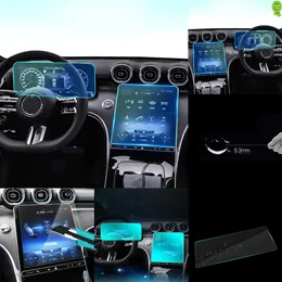 Neu für Mercedes Benz C-Klasse W206 2022 2023 11,9 Zoll+12,3 Zoll GPS-Navigation Dash Board Sieb Temperierte Glasschutzfilm