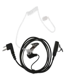 Heaphones 2 Pin Covert Acoustic Tube Earpiece Headset with Mic PTT for Motorola Two Way Radio Walkie Talkie M Plug8947424