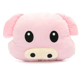 Custine di mazza maialino grazioso Piggy Pink Emoticon Cushion Plush Boll Bambolo Bambola Bambola Dolli da regalo per giocattolo Piecato Giocatto di compleanno LA0228331702