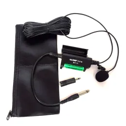 Microfones Professionella musikinstrument Kondensator Lavalier Microphone Lapel Tie Clip Mic för gitarr Voice Förstärkare Högtalare Mixer Audio