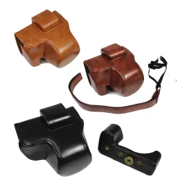 أكياس PU Leather XS10 Camera Case Bag مع حزام لكاميرا Fujifilm Fuji XS10 XS10 مع 1545 مم