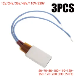 Zubehör 3pcs PTC -Heizelement 12220 V Konstante Temperatur Thermistor Luftheizsensor Aluminium Haartrockner Heizung 35*21mm