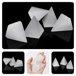 Schalen Crystal Pyramid Decor Artwork Ornament Energy Meditation Handwerk kleine Innenmännchen