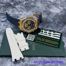 AP Sports Brance Watch Limited Epic Royal Oak Series 26231BA Oryginalne Diamond 18K Chronograph Automatyczne mechaniczne Women Watch 37 mm