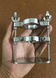 Кокдинги металлический шип пенис кольцо с зажимом мужское тренировочное устройство стальное петух шариковая дробилка