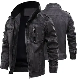 Men039s Fur Faux Leather Jackets Men Outwear Casual Motorcycle Fitness Tamanho Europeu Drop7306515