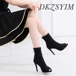 SCARPE DKZSYIM DONNE DANNI LATINE SCARPE BLACI AUTUNGHI SCOLO DI DANZA DI SALUSA SATILE RINSONE DANZA BALLA STILETTO HIGHTS HIGHS CHETHSELE