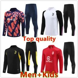 tracksuit training 23/24/25 CUADRADO CHIESA MILIK Juve VLAHOVIC BONUCCI survetement foot tuta retro futbol Soccer tracksuit football tracksuit men and kids kit