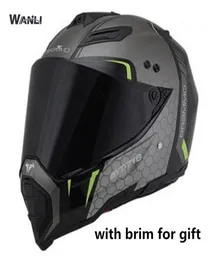 DOT -godkännande Nyaste märke Motorcykelhjälm Racing ATV Motocross Helmets Menwomen Offroad Capacete Extreme Sports Supplies1335986