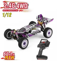 Aggiornamento Wltoys 124019 60kmh ad alta velocità RC CAR 112 Scala 24G 4WD FACOLA ELETTRICA FORMULA ELETTRICA RC CAR SCHOCHE IDRAULICA ABSOBER Q1552589