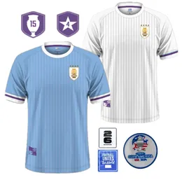 2024 Urugwaj Mens Soccer Jerseys National Drużyna 24 25 D.Nunez La Cruz G.De Arrascaeta F.valverde L. Rodriguez M.olivera Home Away Football Shirts