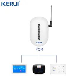 Sats 433MHz Kerui Wireless Signal Repeater Sändare Sensros Signal Expander Booster Extender för hemmalarmsäkerhetssystem
