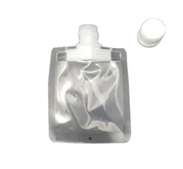 30 ml plastikowej dyszy napoje torba do picia mini supactiion torebki opakowania przezroczyste przezroczyste torby z wyrzucaniem torebek1337463