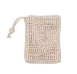 2021 Natural Exfoliating Mesh Soap Saver Sisal Soap Saver Bag Pouch Holder For Shower Bath Foaming and Drying8157700