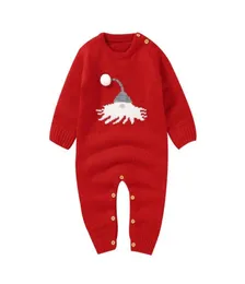 Jumpsuits Baby Rompers Born Winter Christmas Knitted Sweaters Long Sleeves 018m Infant Boy Girl Overalls Children039s Costumes9229458