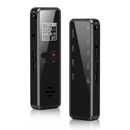 Spelare Digital Voice Recorder Uppladdningsbar inspelningspenna LCD Digital Audio Recorder Recording Phone Mp3 Player Buildin Mic V90