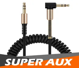 Cabo de áudio estéreo de 35 mm para masculino para homens universais Aux Cord Auxiliar Cable para carré -de -falantes do Bluetooth para carros de fone de ouvido PC S3924332