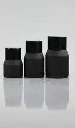 15G 30G 50G Frost Black Glass Cream Jar with Lids White Seal insertion Container Cosmetic Packaging Cream9091593
