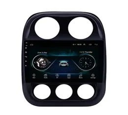 GPS Radio de 9 polegadas Android 90 Multimídia de carro para 20102016 Jeep Compass Head Support TrowView Câmera DVR Bluetooth6164600
