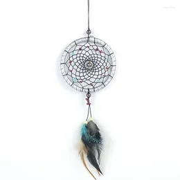 Party Decoration DIY Small Feather Handmade Dream Catcher Wall Door Hanging Ornament