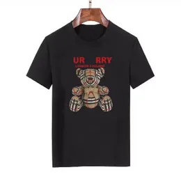 Designer Men's T-shirt 2024 Nytt sommarklassiskt mönsterbokstav Kvinnor Half Sleeve Loose Casual T-shirt 100% Bomull Svart och vit högkvalitativ asiatisk storlek M-3XL