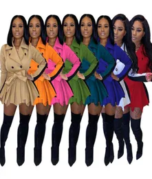 Women Dress Designer Slim Coat Contrast Giacca a colori Giacca a maniche lunghe con maniche lunghe Inverno inverno New Fashion Casual Plus Size Cloth2228986