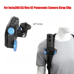 Камеры для Insta360 x3/One x2 Panoramic Camera Strap Bred Clip Reft для Yi 4K/Mijia Sports Camera Stand Accessories Holder Clip