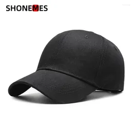 Caps de bola Shonemes Classic Blank Baseball Cap Sports Plain Ajusta Strapback Chapéus ao ar livre para homens Mulheres