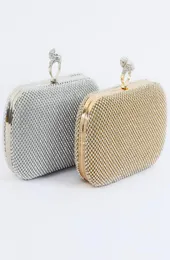 Shinny Bling Diamonds Gold Silver Bridal Facs 2020 Fashion Women Womrut Bags Crystal for Party Partys Italial WHOL5630507