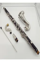 Buffet Bass Clarinet Professional Bb Clarinet Drop B Tuning Black Tube Clarinet Silvering Keys klarnet Brand Musical Instrument5235908