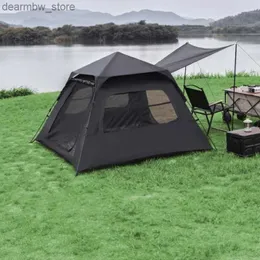 Namioty i schroniska Nowy rodzaj kempingu na świeżym powietrzu w pełni automatyczny namiot w stylu czerniania namiotu namiot namiot kompinia komar