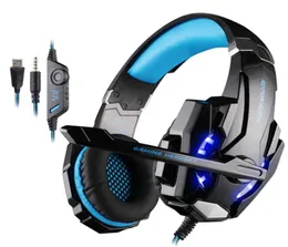 Gaming Headset Big Headphones with Light Mic Stereo Earphones Deep Bass för PC Computer Gamer Laptop PS4 Ny Xbox8599129