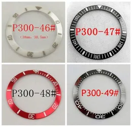 P300 시계 부품 38mm 세라믹 베젤 삽입 40mm 시계 Oiginal Ceramic Bezel Fine Scale Insert 40mm 자동 Watch8103163 용.