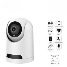 Kameror Säkerhetskamera Trådlös WiFi Pan Tilt 3.6mm Övervakning Infraröd hemkamera Baby Monitor Twoway Audio ICSEE Fjärrkontroll