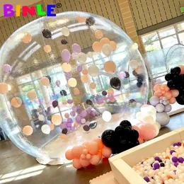 wholesale Kids Party Clear Inflatable Bubble Tent With Balloons Inflatable Bubble House Tent For Outdoor Dates Camping