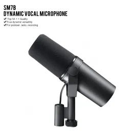 Mikrofonlar SM7B Kardiyoid Vokal Mikrofon Stüdyosu Seçilebilir Frekans Mikrofonu SM7B Mikrofon Canlı Kayıt Podcasting Brocasting Shure için